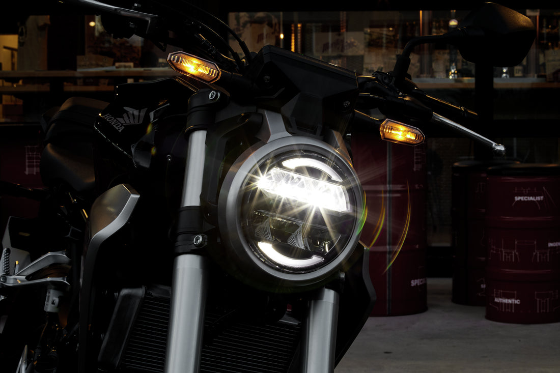 Motorcycle Headlights and Indicators