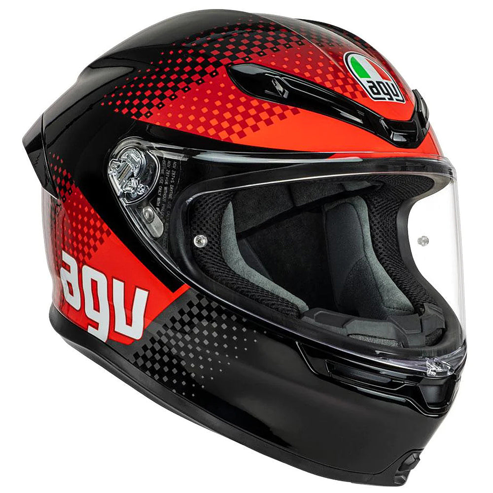 AGV K6 S [FISION BLACK/RED] – City Honda Manawatu