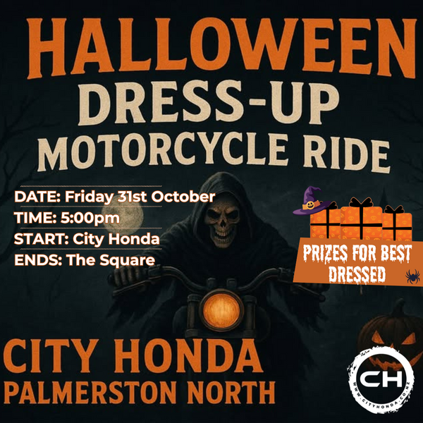 Halloween Dress Up Motorcycle Ride: City Honda Manawatu
