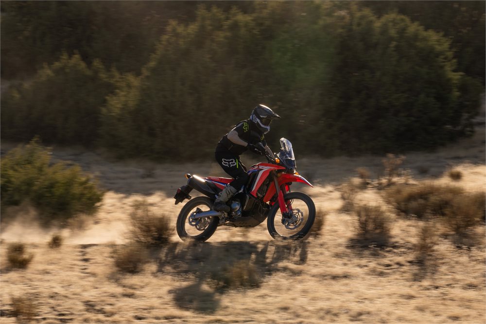 Honda CRF300 Rally Adventure Riding in the sand