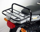The Ventura EVO-12 Bike-Pack Kit for the BMW R 1150 GS Adventure (02-05) includes a black EVO-12 pack with a zipper closure, an Evo-Rack, and an L-Bracket with mounting hardware and labels, enhancing both style and functionality.