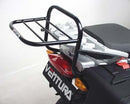 The image displays the Ventura EVO-12 Bike-Pack Kit, featuring a black EVO-12 pack with logo, an Evo-Rack mounted on a BMW R 1200 GS (04-12), and an L-bracket with screws, labeled "Generic Image." Ideal for those in search of a versatile Sport-Rack solution.