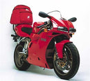 Image showing the Ventura EVO-12 Bike-Pack Kit for Ducati 996 Biposto (03-06), with an EVO-12 pack, Evo-Rack on a motorcycle, and L-brackets with screws—all labeled as a generic Top-Box Rack image.