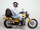 The Ventura EVO-12 Bike-Pack Kit for Honda CMX 250C, V, W Rebel includes a stylish black pack with orange accents, a versatile Pack-Rack for mounting, and an L-Bracket with screws, all elegantly displayed in a generic image.