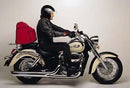 The Honda VT 750 C W Shadow ACE by Ventura comes with the EVO-12 Bike-Pack Kit featuring a sleek black bag labeled "EVO-12 Pack," an adjustable "Evo-Rack," and a sturdy "L-Bracket" with screws, all shown in a generic image.