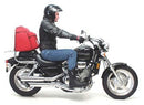 EVO-12 Bike-Pack Kit: Includes a Ventura black EVO-12 pack, adjustable Pack-Rack with EVO-Rack for Honda VF 750C Magna V, W (97-98), and an L-Bracket with screws shown separately. Each component labeled.