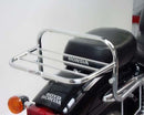 EVO-12 Bike-Pack Kit: Includes a Ventura black EVO-12 pack, adjustable Pack-Rack with EVO-Rack for Honda VF 750C Magna V, W (97-98), and an L-Bracket with screws shown separately. Each component labeled.