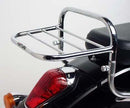 The product image for the Ventura Honda VTX 1800 (02-06) showcases three main parts: an EVO-12 Pack with orange accents, a black Evo-Rack, and an L-Bracket including screws.