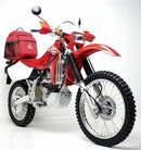 Image of a Ventura EVO-12 Bike-Pack Kit for a Honda XR 650 R3 (2003), including a black "EVO-12 PACK," an Adjustable Pack-Rack, and a set of brackets and screws labeled "L-BRACKET.