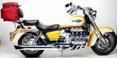 Image of Honda GL 1500 C Valkyrie (96-02) EVO-12 Bike-Pack Kit: sleek black pack with orange "EVO-12 PAC" label, featuring Ventura's Evo-Rack for secure mounting and L-Bracket with screws, showcased in this generic image.