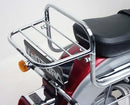 The Ventura EVO-12 Bike-Pack Kit for the Hyosung GV 250 Aquila (05-17) includes three components: a black EVO-12 pack with reflective details, an adjustable EVO-Rack, and an L-Bracket with screws.