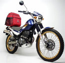 Image showcasing Ventura's EVO-12 Bike-Pack Kit for the Kawasaki KL 250 Super Sherpa (97-04), featuring three components: a black EVO-12 pack, an adjustable Pack-Rack for your bike, and a labeled L-bracket, displayed as a generic image.