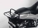The Moto Guzzi 1000 V10 Centauro Sport (97-00) from Ventura includes a sleek black bike pack with logo, versatile Evo-Rack for your vehicle, and an L-Bracket with screws, ensuring seamless installation.