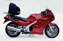 Ventura EVO-12 Bike-Pack Kit for Suzuki GSX 1100 FJ, FK, FL: includes a black EVO-12 pack, a rear Evo-Rack mounted on the bike, and L-brackets with bolts (generic image shown).