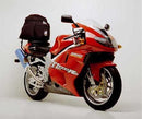 Ventura's kit for Suzuki TL 1000 R, W includes a black EVO-12 Pack, a metal EVO-Rack Top-Box Rack fitted to the motorcycle, and an L-Bracket set with bolts (generic image shown).