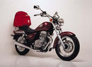 Ventura's EVO-12 Bike-Pack Kit for the Suzuki GZ 250 X-K4 Marauder (98-04) includes a black EVO-12 pack, Adjustable Pack-Rack, and generic L-Bracket with hardware, all shown on a white background with labeled parts.