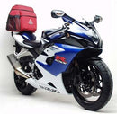 The Ventura Bike-Pack Kit for Suzuki GSXR 1000 K5,K6 (05-06) includes a black EVO-12 pack, an Evo-Rack mounted on the bike, and labeled L-Brackets with screws (shown below, "Generic Image" under L-bracket).
