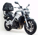 Image showing the Ventura EVO-12 Bike-Pack Kit for Suzuki GSR 600 (06-10), featuring an EVO-12-Pack (black storage bag), Evo-Rack Top-Box Rack, and L-bracket with screws; labeled as a generic image.