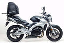 Image showing the Ventura EVO-12 Bike-Pack Kit for Suzuki GSR 600 (06-10), featuring an EVO-12-Pack (black storage bag), Evo-Rack Top-Box Rack, and L-bracket with screws; labeled as a generic image.