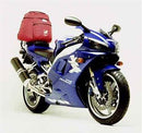 The Ventura Yamaha YZF R1 K-L Bike-Pack Kit includes an EVO-12 pack, an Evo-Rack mounted on a motorcycle, and a generic image of a black L-bracket with screws.