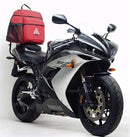 The Ventura Yamaha YZF R1 S-V (04-06) Bike-Pack Kit includes a black EVO-12 pack, Evo-Rack for motorcycle mounting, and an L-Bracket with screws. Pairs perfectly with our Adjustable Pack-Rack for versatile carrying options.