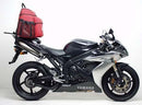The Ventura Yamaha YZF R1 S-V (04-06) Bike-Pack Kit includes a black EVO-12 pack, Evo-Rack for motorcycle mounting, and an L-Bracket with screws. Pairs perfectly with our Adjustable Pack-Rack for versatile carrying options.