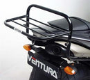 The Ventura Yamaha YZF R1 S-V (04-06) Bike-Pack Kit includes a black EVO-12 pack, Evo-Rack for motorcycle mounting, and an L-Bracket with screws. Pairs perfectly with our Adjustable Pack-Rack for versatile carrying options.