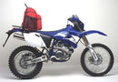 A Ventura EVO-12 Bike-Pack Kit for Yamaha WR 450F (03-05) with black "EVO-12 Pack," metal "Top-Box Rack" fitted on the bike, and "L-Bracket (Generic Image)" with screws.