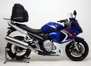 The Ventura EVO-12 Bike-Pack Kit for Suzuki GSX 650F (07-16) includes an EVO-12 pack, Evo-Rack Top-Box Rack, and a black L-bracket with screws and hardware.