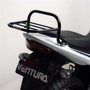 The Ventura EVO-12 Bike-Pack Kit for Suzuki GSX 650F (07-16) includes an EVO-12 pack, Evo-Rack Top-Box Rack, and a black L-bracket with screws and hardware.