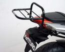 Image showing the Ventura EVO-12 Bike-Pack Kit for Suzuki GSXR 750 K8-LO (08-10), with an EVO-12 pack, EVO-rack mounted on the bike, and a generic L-Bracket image with screws and support bars for versatile rack setups.
