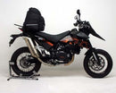 The Ventura EVO-12 Bike-Pack Kit for KTM 690 Super Moto (07-09) includes a sleek black pack with zippers, an adjustable Pack-Rack for flexible storage, and a versatile L-bracket complete with all necessary hardware.