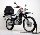 A Ventura EVO-12 Bike-Pack Kit for the Yamaha XT 250 (08-14) features a black EVO-12 Pack, Evo-Rack fitted to the bike, and L-Bracket with screws shown in a generic image, each part clearly labeled below.