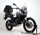 Image showing three components for the Yamaha XT 660Z Tènèrè (08-15) by Ventura: an EVO-12 Pack (black bag), an Evo-Rack Sport-Rack (motorcycle rack), and a generic L-Bracket with mounting hardware.
