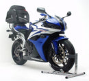 Introducing the Ventura EVO-12 Bike-Pack Kit for Honda CBR 600 RR (13-15), featuring an EVO-Rack adjustable Pack-Rack with sturdy L-brackets and screws, seamlessly integrating style and functionality, engineered for durability and convenience on your biking adventures.