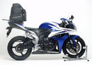 Introducing the Ventura EVO-12 Bike-Pack Kit for Honda CBR 600 RR (13-15), featuring an EVO-Rack adjustable Pack-Rack with sturdy L-brackets and screws, seamlessly integrating style and functionality, engineered for durability and convenience on your biking adventures.