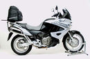 The Ventura EVO-12 Bike-Pack Kit for the Honda XL 1000V Varadero (07-10) includes a sleek black EVO-12 pack, an Evo-Rack, and a durable L-Bracket with screws.