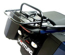 Ventura EVO-12 Bike-Pack Kit for Triumph Sprint GT 1050 (11-12) features a black EVO-12 pack, Evo-Rack Top-Box Rack, and L-Brackets with screws, all displayed in a generic product image.