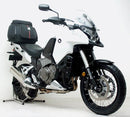 Introducing the Ventura Honda VFR 1200X Crosstourer (12-15) Bike-Pack Kit with a sleek black pack, adjustable rack, and L-bracket with screws. Perfectly designed for seamless mounting on your Yamaha bike, offering both convenience and style.