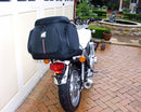The image features the Ventura EVO-12 Bike-Pack Kit for Honda CB 1100 (10-15), including a black EVO-12 Pack with logo, a metal Top-Box Rack fitted on the bike, and an L-bracket with screws.