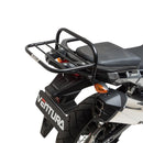 The Honda CRF 1000L Africa Twin (16 - >) with Ventura's "EVO-12 Bike-Pack Kit" features the adaptable EVO-12 PACK and Evo-Rack bike rack, plus an L-Bracket set—perfect for cycling enthusiasts seeking versatility and style.