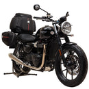 The Ventura EVO-12 Bike-Pack Kit for Triumph Street Twin 900 (16 - >) includes a black EVO-12 pack, Evo-Rack for your motorcycle, and L-brackets with screws. Image shown is generic.