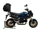 The image features the Ventura Bike-Pack Kit for the Honda MSX 125 GROM (15-16), showcasing a sleek black pack with the versatile Evo-Rack for easy bike mounting and an L-Bracket with screws and bolts, labeled as a generic image.