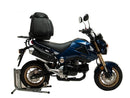 The image features the Ventura Bike-Pack Kit for the Honda MSX 125 GROM (15-16), showcasing a sleek black pack with the versatile Evo-Rack for easy bike mounting and an L-Bracket with screws and bolts, labeled as a generic image.
