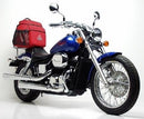 The image displays the Honda VT 750 Shadow Spirit (01-06) Bike-Pack Kit by Ventura, featuring a sleek black pack, an EVO-RACK for secure storage, and a versatile L-bracket with screws. It's subtly labeled as a Generic Image and is ideal for motorcycle or bicycle accessories.