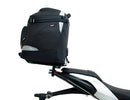 The Ventura EVO-12 Bike-Pack Kit for Triumph Street Triple 765S, S(LAMS), R, RS (17 >) shows three labeled components: a black EVO-12 bag, an Evo-Rack on a bike, and a generic L-bracket with screws.