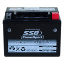 MOTORCYCLE AND POWERSPORTS BATTERY (YB4L-B) AGM 12V 4AH 105CCA BY SSB HIGH PERFORMANCE