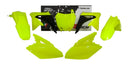 PLASTICS KIT RTECH 5 PIECE NEON YELLOW SUZUKI RMZ250 10-18