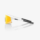 100% Speedcraft Matte White Sunglasses