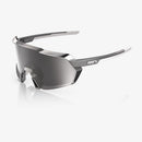 100% Korbin Sport Sunglasses - Gloss Black Chrome HiPER Silver Mirror Lens